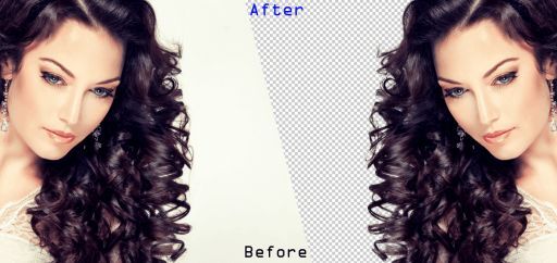 Hair background removal