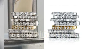 Jewelry bangles retouching